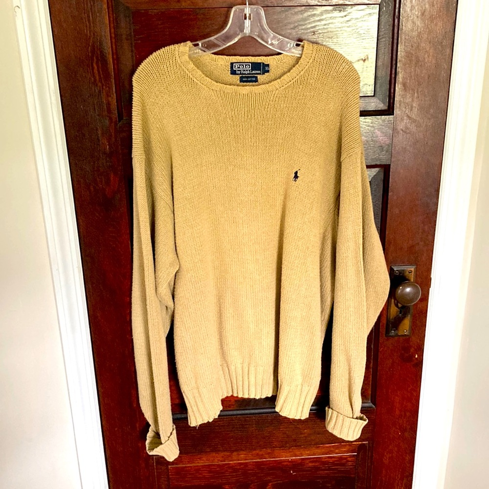 Ralph Lauren XL oversized Sweater. Nude/ Camel color.